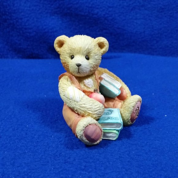 Cherished Teddies Seth School Days Figurine September Bear 914835 No Box - Picture 1 of 10